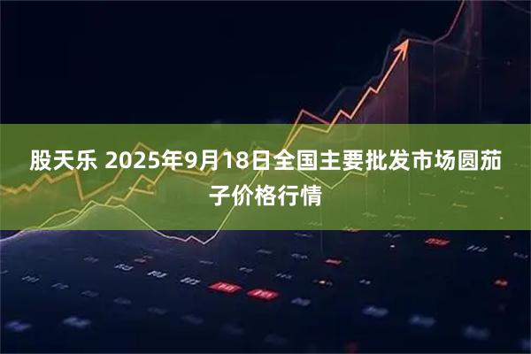 股天乐 2025年9月18日全国主要批发市场圆茄子价格行情
