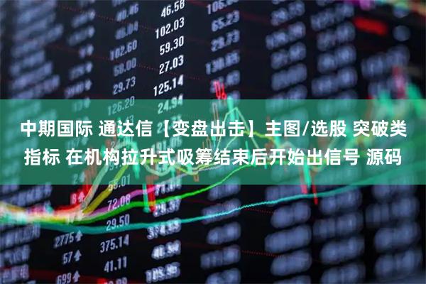 中期国际 通达信【变盘出击】主图/选股 突破类指标 在机构拉升式吸筹结束后开始出信号 源码