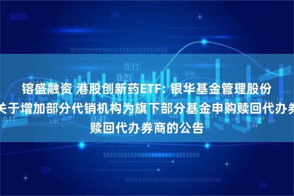 镕盛融资 港股创新药ETF: 银华基金管理股份有限公司关于增加部分代销机构为旗下部分基金申购赎回代办券商的公告